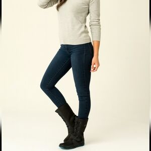 Sorel Full-grain Nubuck, Weather Proof, Lace-up Black Boots, Size 8